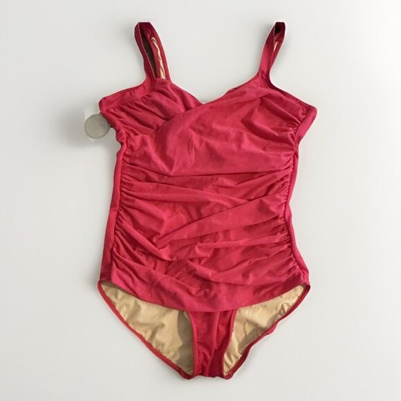 Miraclesuit Other - Miraclesuit Rock Solid Cherie One Piece Swimsuit Hot Pink Size 12/14